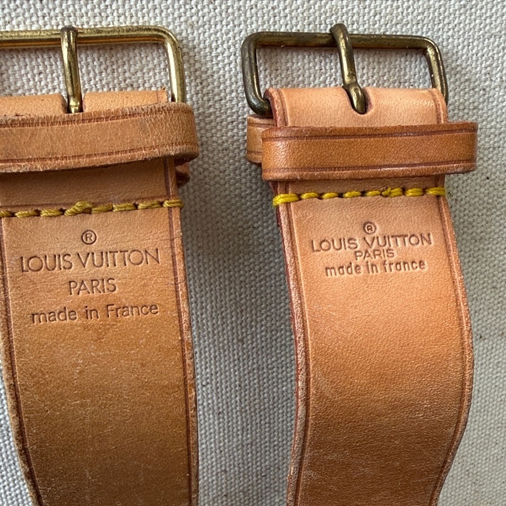Louis Vuitton Parts - Strap replacement Leather Two-Piece Wristwatch Band Strap